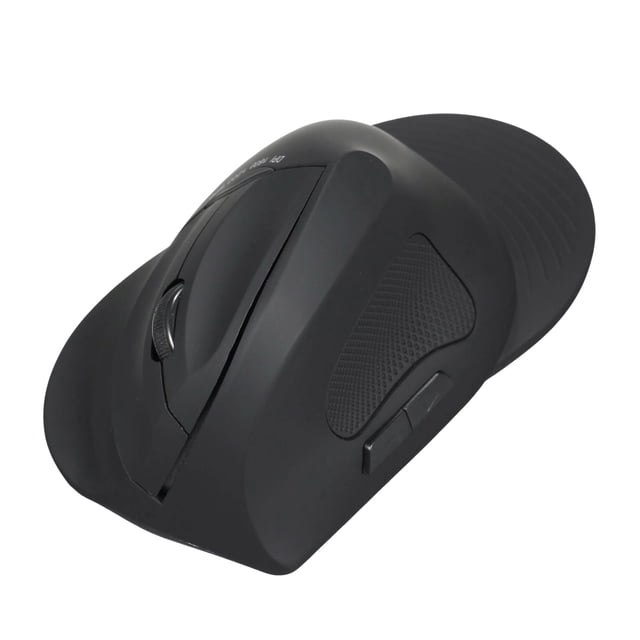 FlyFlise 2.4G Wireless Optical Mouse Vertical Mouse 6 Keys Ergonomic Office Mice with 3-gear Adjustable