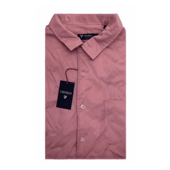 Cremieux Classics Button Down Shirt, Solid Rose, L