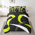 thumbnail image 2 of Erosebridal Geometric Stripe Bedding Queen Size,Abstract Artwork Comforter Sets with Sheets,Geometry Lines Decor,Reversible,Lightweight,7 Pieces, 2 of 5