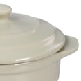 thumbnail image 4 of Martha Stewart Stoneware Round Mini Casserole with Lid in Beige, 4 of 4