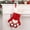 Red, variant on 1PC Shining Glitter Plush Dog Paw Christmas Stocking Large Candy Gift Bag Holiday Decoration Hanging Ornament for Xmas Party Decor