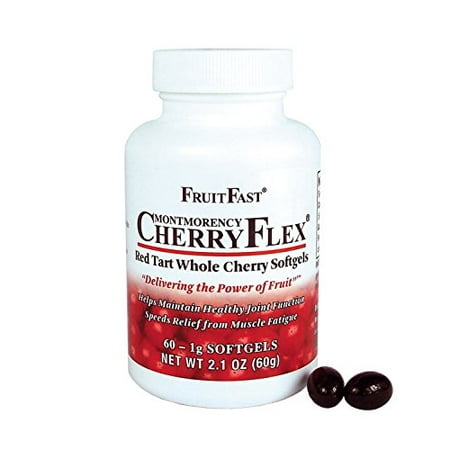 FruitFast Montmorency CherryFlex Red Tart Whole Cherry (Best Tart Cherry Supplement)