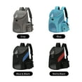 thumbnail image 3 of Labymos Pet Backpack Dog Cat Carrier with Double Zip Clear Window Side Pockets Pet Travel, 3 of 8