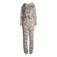thumbnail image 4 of Secret Treasures Women's and Women's Plus Faux Fur Trimmed Union Suit, 4 of 6