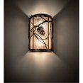 thumbnail image 1 of Aplique de pared Whispering Pines de 10" de ancho MEYDA 231469, 1 of 1