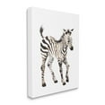 thumbnail image 3 of Stupell Industries Zebra Baby Watercolor Painting Safari Animal Children's Nursery, 30 x 40,Design by Fox Hollow Studios, 3 of 5