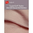 thumbnail image 6 of Hanes Women's Originals Supersoft Mid Crew Flat Knit Socks, Extended Size 6-Pack, 6 of 8