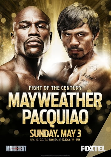 Floyd Mayweather Jr Vs. Manny Pacquiao Promo Mini Poster 11inx17in ...