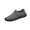 Gray, variant on Mens Slip On Casual Shoes Black Lightweight PU Faux Leather Non Slip Walking Sneakers Breathable Comfortable Work Shoes,Size 7