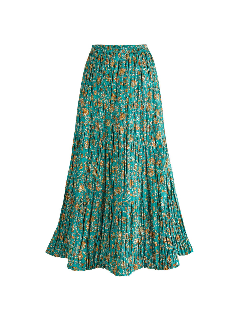 Catalog Classics - Women's Long Reversible Peasant Skirt - Boho Floral ...