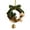 Green, variant on Christmas Simulation Wreath Pendant – Small Hanging Garland for Car, Gift Bags, Fireplace & Party Decor – Reusable Winter Berry Ornament with String