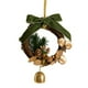 thumbnail image 2 of Colgante de Simulación Navideña con Forma de Coche Navideño y Corona de Flores Pequeñas., 2 of 4
