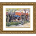 thumbnail image 1 of Fagan, Edie 18x15 Gold Ornate Wood Framed with Double Matting Museum Art Print Titled - Coffee Break, 1 of 4