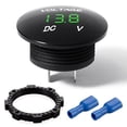 thumbnail image 3 of Shisuyan Universal Digital Display Voltmeter Waterproof Voltage Meter Green LED for DC 12V-24V Car Motorcycle Auto Truck, 3 of 3