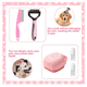 thumbnail image 4 of Cepillos De Baño Para Mascotas Perros Profesional 10 Pzs Kit Belug, Rosa, 4 of 5