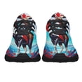 thumbnail image 5 of Happy Canada Day Moose Shoes Sneakers Black Size 9, 5 of 7