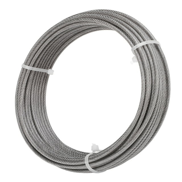 Stainless Steel Wire Rope, Tension Adjustable Steel Cable Kit for Home Garden Use for Hanging Outdoor Lights