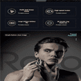thumbnail image 2 of Premium Mini Electric Shaver for Men, Travel-Ready Compact Grooming Tool in Deep Space Gray (Flagship Edition) – 10-Core Motor with 80,000 RPM High-Speed Performance, 18-Blade Precision Cutting, 2 of 6