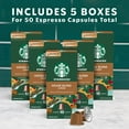 thumbnail image 3 of Starbucks By Nespresso Original Line, House Blend, Medium Roast Nespresso Pods, 10 Count, 5 Pack, 3 of 9