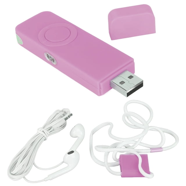 HLONK MP3 Player 8GB Memory 64GB Expandable USB Flash Drive Type Support OTG HiFi Lossless Sound Slim Portable Music Player