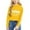 Z06_Yellow, variant on HNMKIU Girls Big Kids Long Sleeve Letter Print Solid Color Cropped Hooded Top for Teens Hoodies for Teen Girls Light Blue,10-12 Years