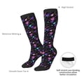 thumbnail image 4 of Susaid Colorful Guitar Print Thermal Winter Socks for Men and Women, Warm Crew Hiking Socks, for Boots and Outdoor Activities, 4 of 6
