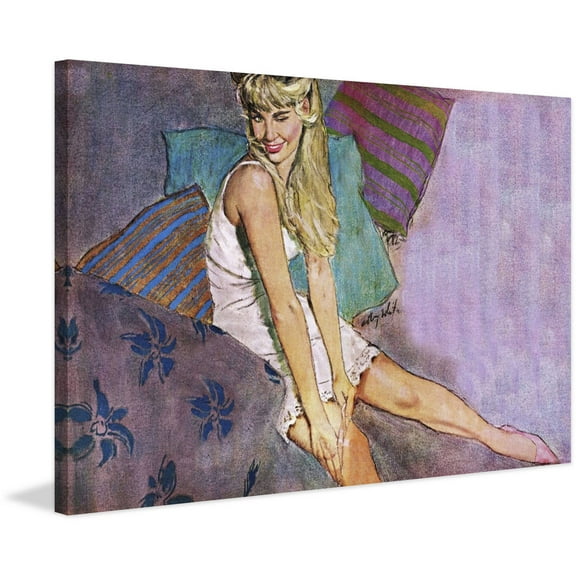 Marmont Hill "The Lady Who Played a Fool" by Coby Whitmore Painting Print on Canvas