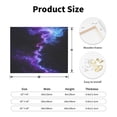 thumbnail image 2 of Fuzoiu Purple And Blue Nebula Print Canvas Wall Art for Bathrooms,Wall Decor for Bedroom,Framed Artwork for Wall,Modern Wall Decorations Prints Picture for Kitchen Home, 2 of 6