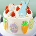 thumbnail image 6 of 8" Bunny Cookie Cutter, 3.15" Egg, Carrot, Cookie Cutter Set, Cookie Cutters Mol, 6 of 6