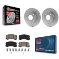 thumbnail image 1 of Transit Auto Front Coated Disc Brake Rotors and Ceramic Pads Kit for Car Mitsubishi Lancer KGC-100164, 1 of 11