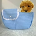 thumbnail image 4 of Bolsa Body Bolsillo delantero Bolsa de hombro portátil Correas de hombro anchas Tote Pet Carrier para Doggy , Azul 40x26x11cm, 4 of 7