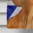 thumbnail image 4 of Dachshund with English Union Jack British Flag House Flag, 4 of 4