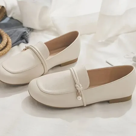 

Women‘s Faux Leather Flat Loafers Comfortable & Lightweight Shoes Women‘s Footwear