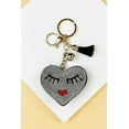 thumbnail image 6 of Heart Shaped Rhinestone Keychain with Clip Snap Hook, 6 of 10