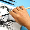 thumbnail image 4 of 10 Pcs Rallonges de Crayons en Bois Fournitures pour Étudiants Rallonges de Croquis, 4 of 7