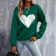 thumbnail image 2 of Ltctricy Sweatshirts for Women Cute Loose Basic Crewneck Pullover Tops Fall Fashion Comfy Long Sleeve Shirts, 2 of 6