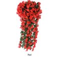 thumbnail image 2 of Decoración de flores falsas Bewildely flores de imitación rojo, 2 of 6