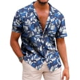 thumbnail image 2 of COOFANDY Mens 2 Piece Set Outfits Linen Pants Short Sleeve Casual Shirts and Linen Shorts Summer Beach Suits, 2 of 7