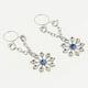 thumbnail image 4 of 1 par de joyas para el piercings colgantes de flores de cristal para dama Azul, 4 of 9