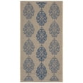 thumbnail image 2 of Safavieh Courtyard Jenny Medallion Indoor/Outdoor Area Rug, Natural/Blue, 2'7" x 5', 2 of 9