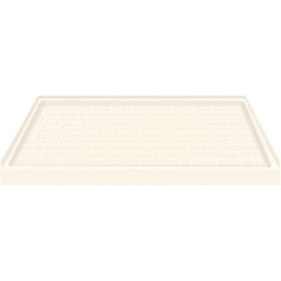 Transolid F6030L-02 60" x 30" Solid Surface Left-Hand Shower Base in Cameo