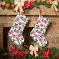 thumbnail image 6 of Fuzoiu Rose Flowers Print 18 inches Christmas Stockings, Personalized Christmas Stockings,for Family Decorations Hanging Ornament for Xmas Holiday Party, 6 of 7