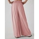 thumbnail image 4 of Pantalones Anchos para Mujer, Cintura Alta Elástica, Informales, Holgados, Estilo Palazzo, con Bolsillos, Holgados, Largos, de Otoño Rosa S, 4 of 7