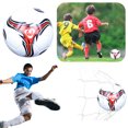 thumbnail image 3 of Fútbol Desinflado Tamaño 5 Pelotas Resistentes Al Desgaste para Adultos (rojo Blanco), 3 of 9