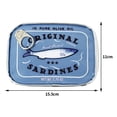 thumbnail image 2 of Bolsa de cosméticos Estilo de sardinas enlatadas Almacenamiento lindo Creativo para el trabajo Azul, 2 of 4