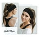 thumbnail image 5 of JM Diademas anchas para mujer Negro Elegante Head Wraps Boho Diademas gruesas Gran deporte africano Yoga Turbante Diadema Accesorios para el cabello (juego de 4) ER, 5 of 5