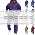 thumbnail image 4 of COMVALUE Mens Cargo Tracksuit 2 Piece Hooded Outfit Loose Fit Hoodie and Jogger Pants with Multi Side Pockets for Casual Daily Wear, 4 of 9