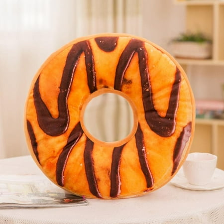 

Sawvnm Soft Plush Stuffed Seat Pad Sweet Donut Foods Cushion Cover Case Toys J Hot Sales