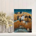 thumbnail image 2 of Autumn Village Abstract Canvas Wall Art 15.75x11.81 Inches, 2 of 8