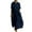 Navy, variant on Crunowin Women's Summer Short Sleeve Button Down Shirt Dress, A-Line Flared Maxi Long Beach Casual Dress Blue M